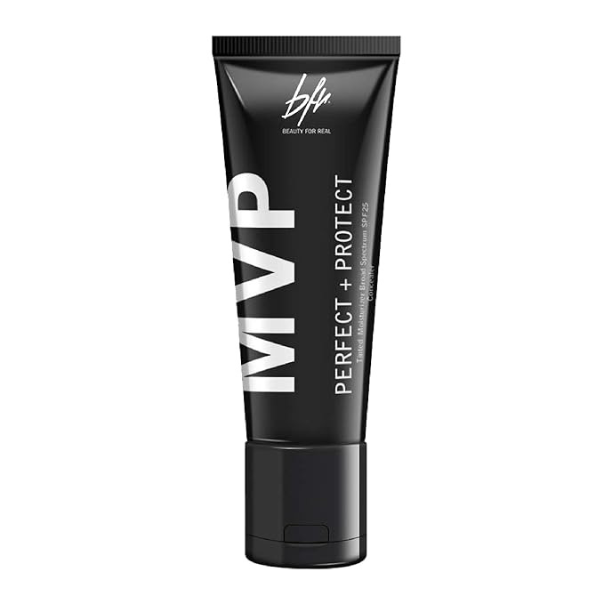 Beauty For Real MVP Tinted Moisturizer & Concealer, Deep 1 - Also Acts as a Primer, SPF 25 Sunscreen & Complexion Perfector - Anti-Aging Hydration & Coverage - 1.5 fl oz