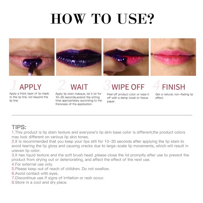 2PCS Pipe-off lip liner stain,line tattoo high-color Tint,Smudge-Proof,Waterproof,light brown/dark brown/burgundy long-lasting,Nude Matte Tint,Non-Fading, Full Coverage（#1+#2）