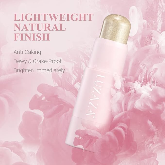 2PCS Cream Contour Highlighter Stick Face Make up Kit, Creme Bronzer Stick for Girls and Women #HC4 Champagne/Wine