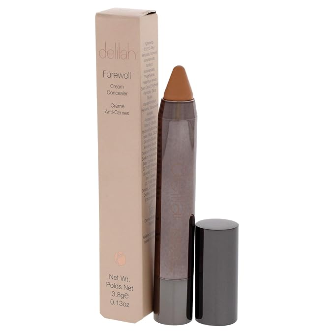 Almond Cream Concealer, Full Coverage, Hyaluronic Filling, Moisturizing, Creamy, Smoother, Softer Color Correcting Face Makeup, Cruelty Free, 0.13 Oz