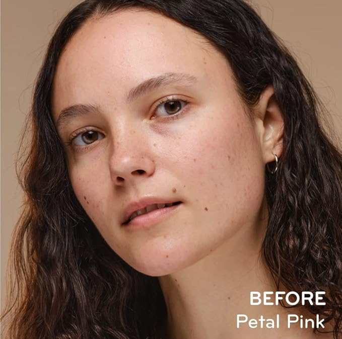 pürlisse Blush Glow BB Cheek Color - Dewy Liquid Blush for Cheeks - Enriched with Vitamin E & Hyaluronic Acid - Creamy, Lightweight & Buildable - Hydrating & Nourishing - Petal Pink (0.34 Fl oz)