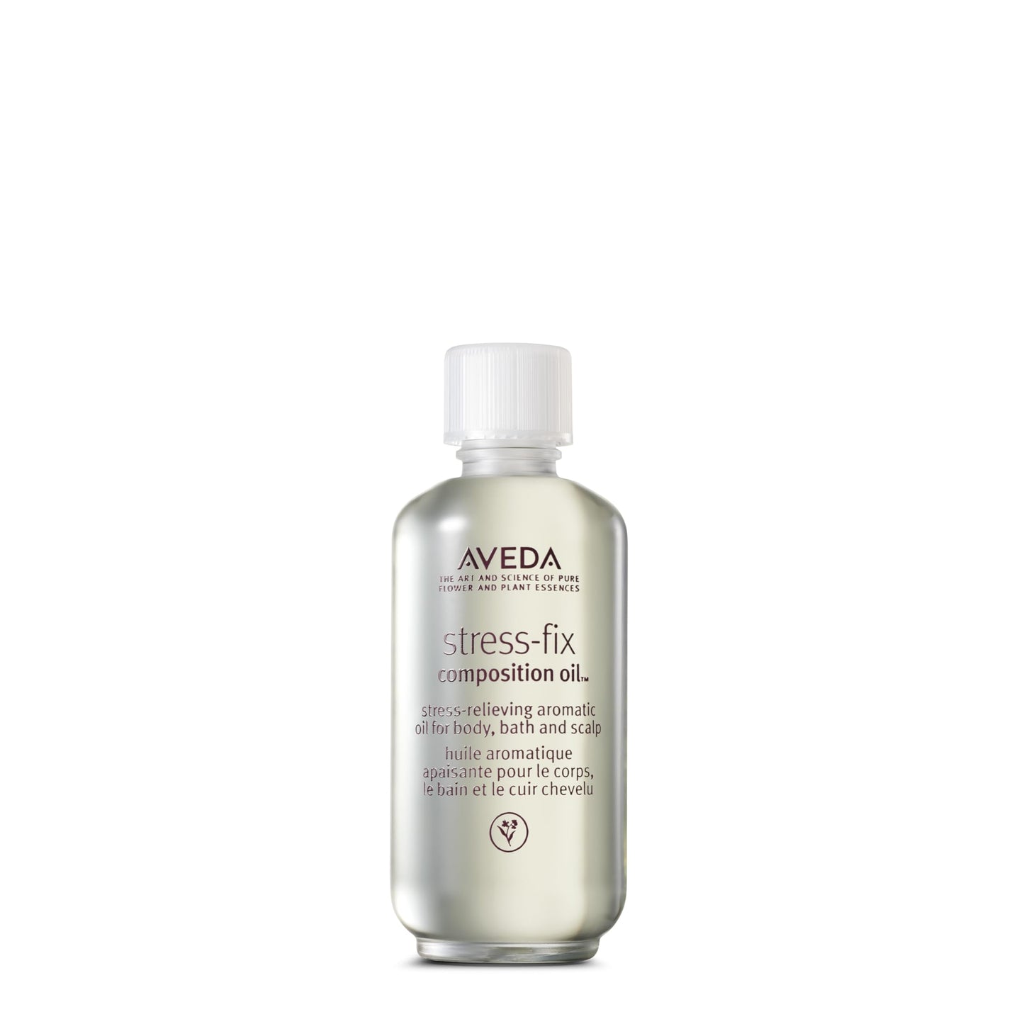 Aveda Stress-Fix Composition Oil | Bath, Body & Scalp Oil | Shown to Reduce Feelings of Stress | with Aroma of Lavender, Lavandin, Clary Sage, 1.7 Fl Oz