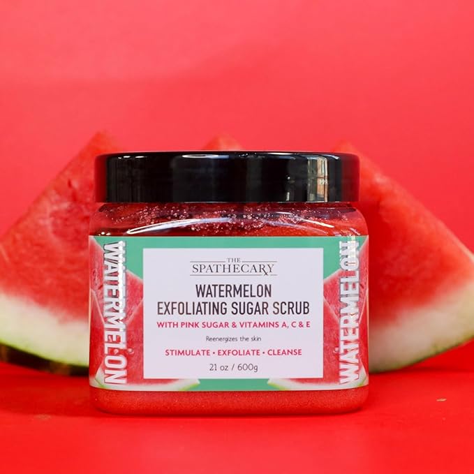 Body Scrub, Exfoliating-Nourishing-Refreshing-Smoothing Body Care 21 oz. (21 oz, Watermelon)