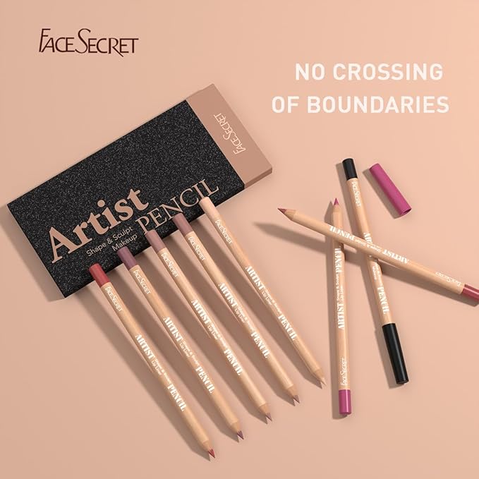 8pcs Nude Lip Liner Makeup Set - Waterproof & Smudge-Proof Matte Pencil, Long-Lasting & Durable, Smooth & Easy Glide, Non-Smudge, Contouring, Filling & Layering (Set 1, 8 Count (Pack of 1))