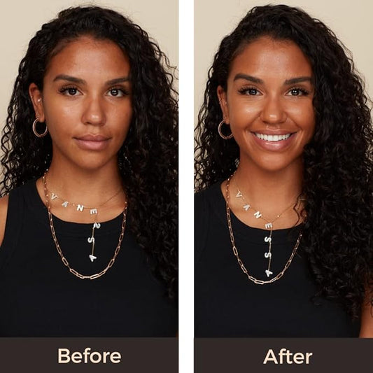 Monika Blunder Beauty - Blunder Cover Foundation Concealer - Shade: 6 - Sechs - Deep, Neutral/Golden Undertones - Clean Beauty, All-In-One, Cruelty-Free, Vegan - 0.62 oz