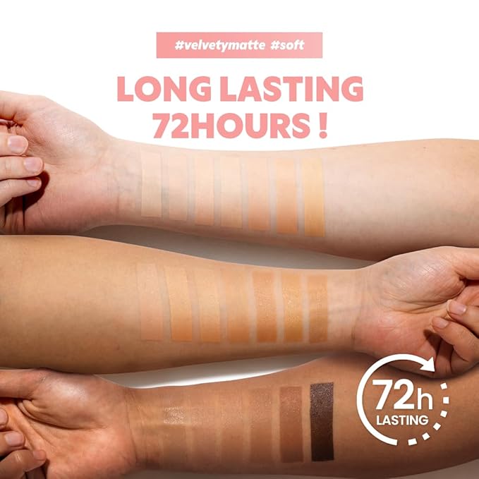 [*Mini Size*] TIRTIR All Cover Pink Cushion | Korean Cushion Foundation, (#43N Deep Cocoa, 0.15 Fl Oz)