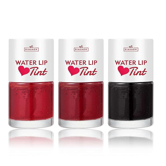 3PCS Lip Tint Stain Set Water Tint Vivid Color Lip Stain Long Lasting Waterproof Lip Gloss Moisturizing Multi-Use Matte Liquid Lipstick Lip and Cheek Tint Makeup - Set B