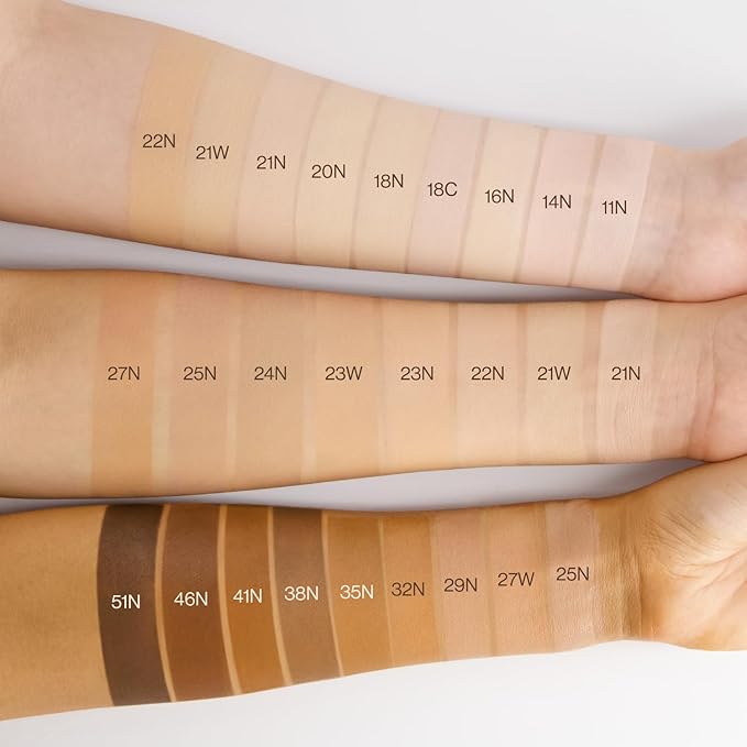 UNLEASHIA Foundation Makeup Healthy-Green Cushion Refill - 15g, Lightweight Buildable Coverage, Vegan Makeup, Natural Satin Finish(16N)