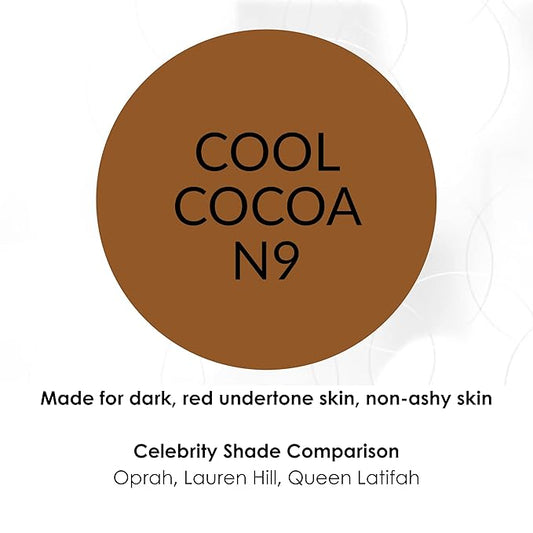 NV BB Perfecting Mist Foundation Buildable Coverage Professional Airbrush Makeup with Plant-based Stem Cell Polypeptides, Vitamins A, D, E and Aloe, 1.5 ounces, Cool Cocoa