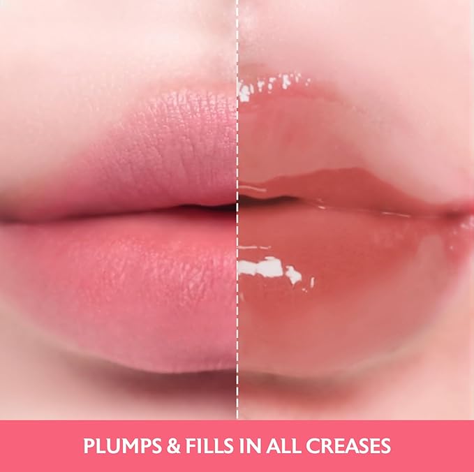 MILKTOUCH Jelly Fit Glow Lip Tint - Hydrating Lip Gloss with Long-Lasting Moisture, Color Stain, Lightweight Formula, Radiant Shine, Perfect for Daily Use, Korean Lip (10 Fallen Coco, 4ml)