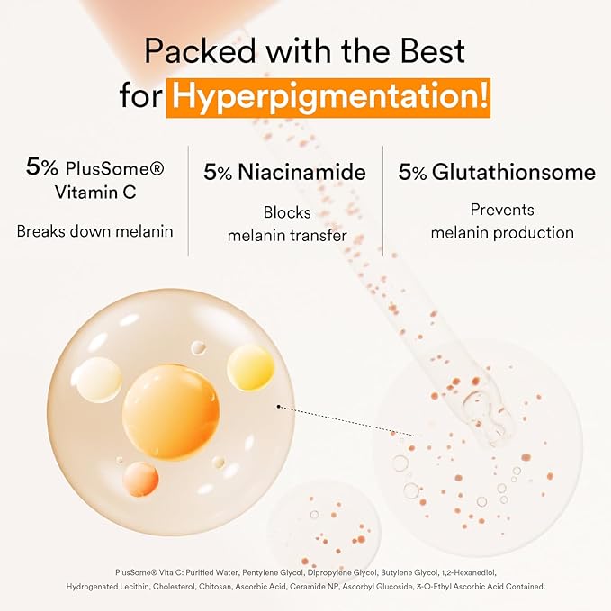 Abib Glutathiosome Dark Spot Serum Vita drop 1.69 fl.oz. | Korean Skincare, Dark Spot, Hyperpigmentation Treatment | Brightening Serum for Sensitive, Uneven Skin | Niacinamide, Viatmin C