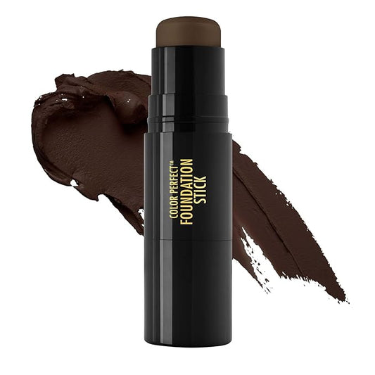 Black Radiance Color Perfect Foundation Stick with Soft Brush Applicator Duo – Buildable, Blendable Versatile Pigment-Rich Formula - Chocolate Dipped