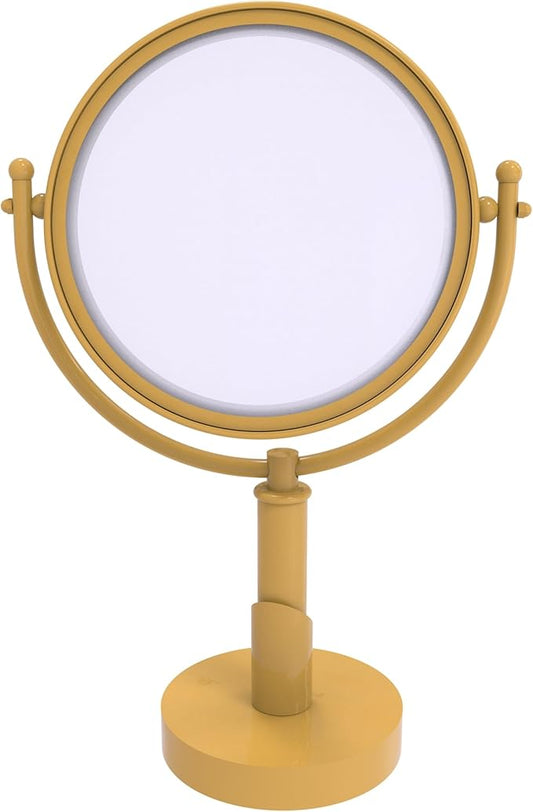 Allied Brass SH-4/2X-SGL Soho Collection 8 Inch Vanity Top Make-Up Mirror 2X Magnification, Spanish Gold