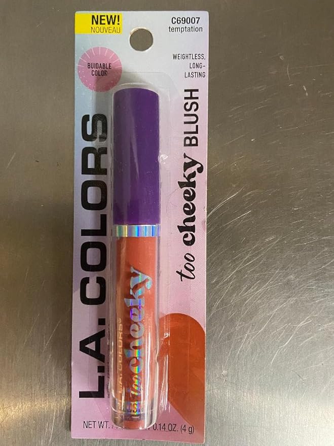 L.A. COLORS Too Cheeky Blush C69007 Temptation .14 oz, Beige