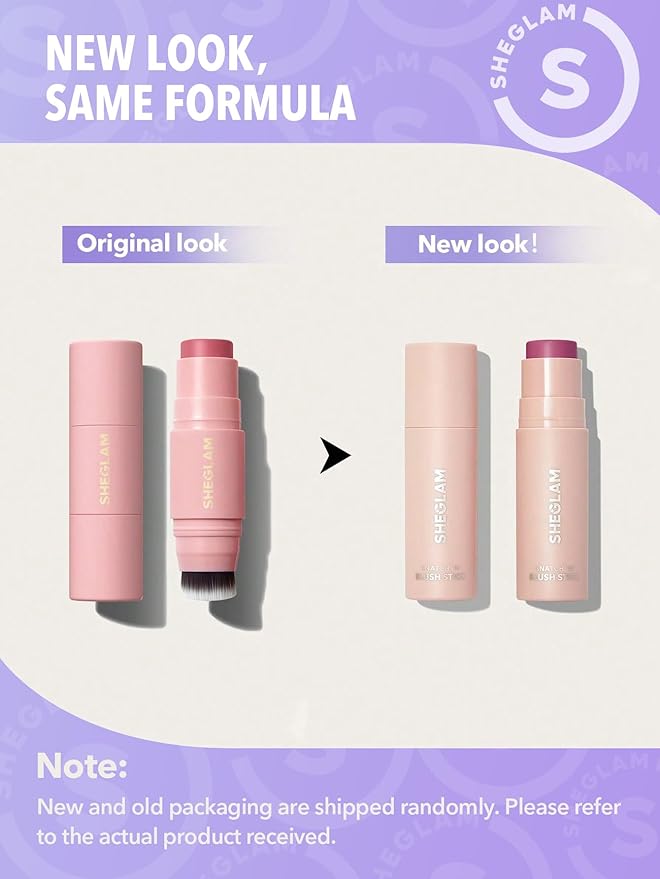 SHEGLAM Snatch N Cream Blush Stick Longlasting High Pigment Blush for Cheeks - Next Dimension