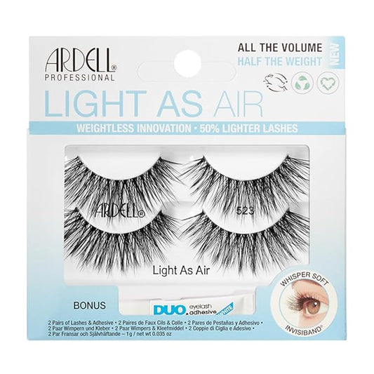 Ardell Light As Air 522 Lashes 2 Pairs + 1 gram DUO Pipette