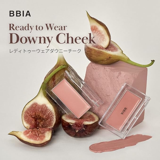 BBIA Ready To Wear Downy Cheek Cream Blush 8 Color - Creamy Blendable & Buildable Blush Dewy Texture & Matte Finish High Pigment Longlasting Lightweight Natural Face Makeup, 0.12oz (05 DOWNY CORAL)