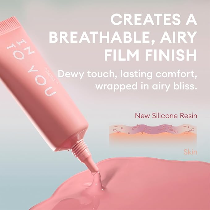 INTO YOU Liquid Blush for Cheeks, Evolves into Soft Fog Powder Matte Finish, Light and Comfortable Cream Blush to Hold Makeup, Red(A04)