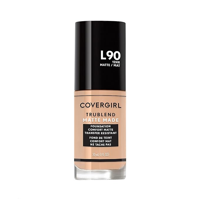 COVERGIRL TruBlend Matte Made Liquid Foundation, Classic Beige, 1 Fl Oz (Pack of 1)