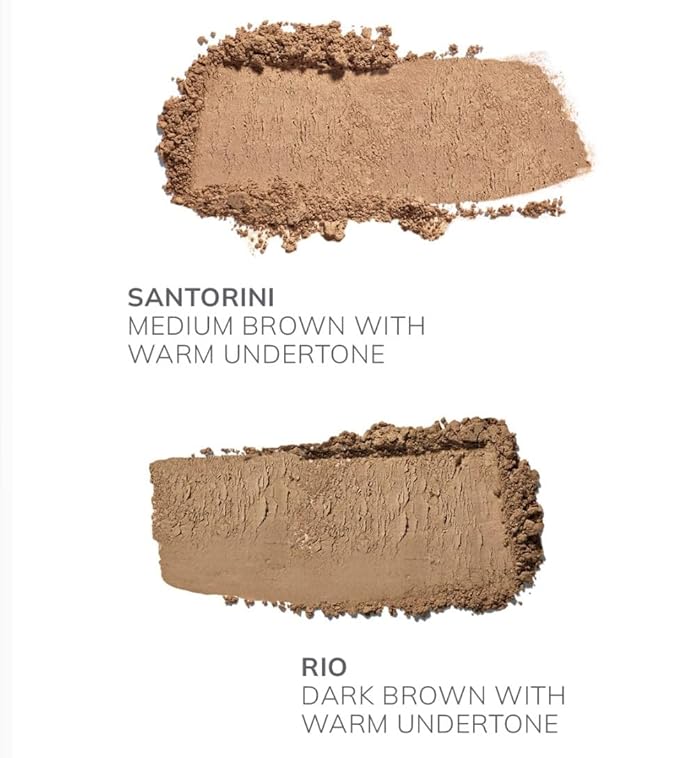 FARMASi Powder Bronzer Blush Skin Makeup, Highly Pigmented, Cushiony Formula with Nourishing Vegetable Squalene and Smooth-Satin Finish, Refreshing Moisture Boost 0.4 Fl Oz /12g -03 Rio