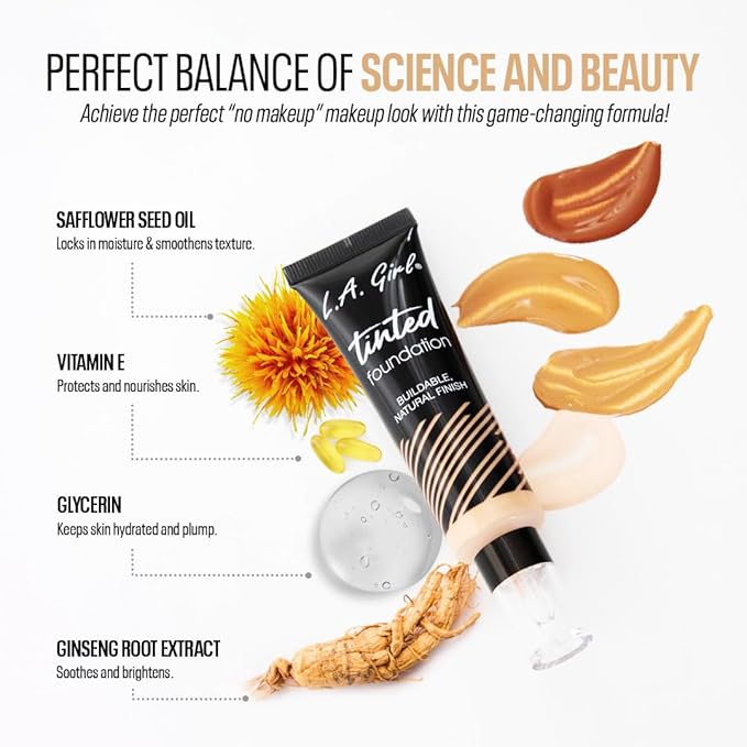 L.A. Girl Tinted Foundation, Bisque GLM753