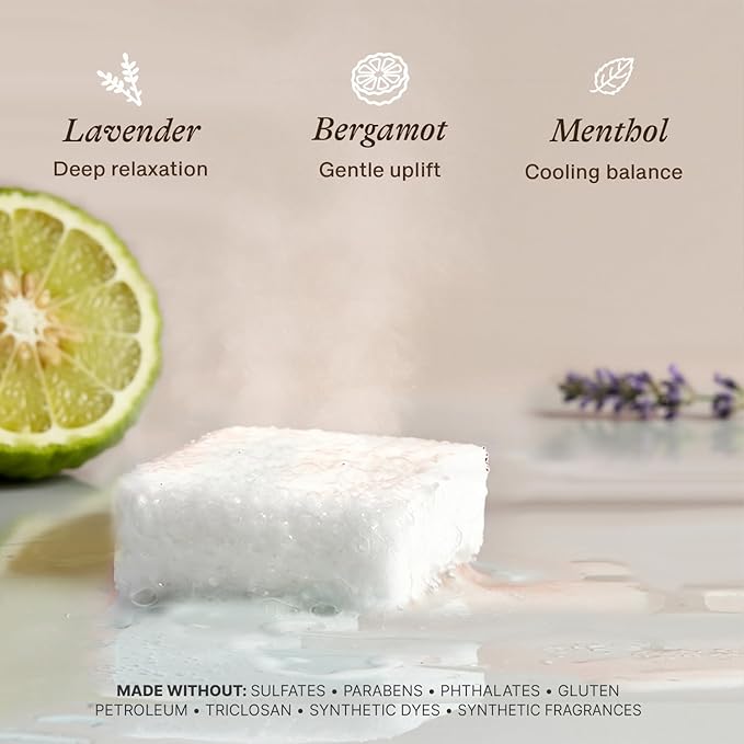 Lavender Shower Steamers Aromatherapy – USA Made Large Shower Tablets, Gifts for Women & Men, Christmas Stocking Stuffers, Stress Relief, Relaxing Calming Pamper & White Elephant Gifts for Adults