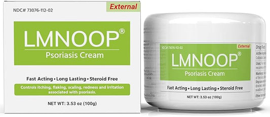 Psoriasis Cream, Maximum Strength Treatment Moisturizing Cream for Psoriasis, Dermatitis, Rash, Anti-Itch, Redness, Flaking, Scaling, Fast Acting Relief for Irritated, Dry Skin 3.53OZ