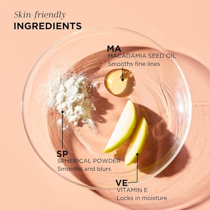 HALEYS Smoothing Highlighter Powder, Re-fract, Illuminating, Lightweight, Non-Caking, Smooths, Blurs, Long lasting, Nourishing & Skin-Softening, Infused with Spherical Powder, Macadamia Oil, V+CF