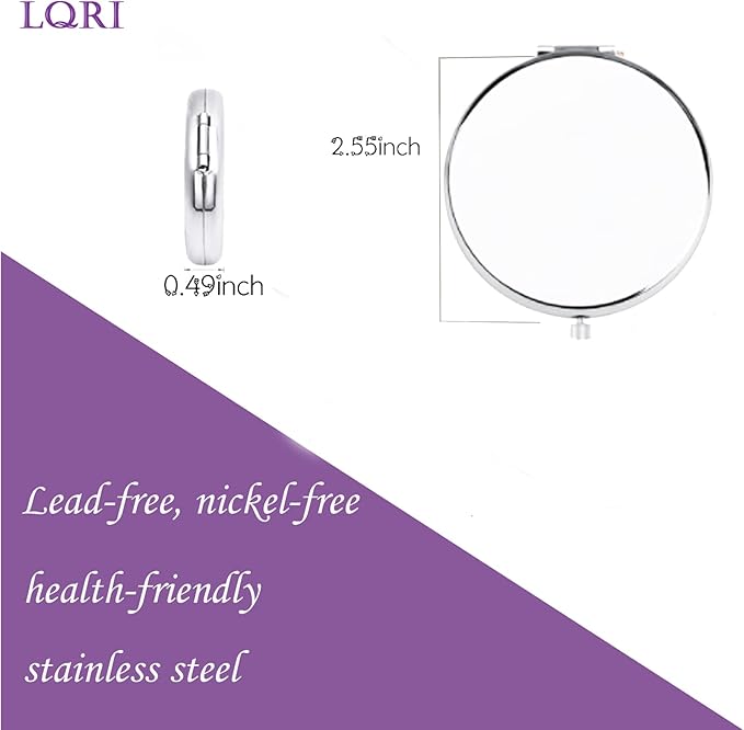 LQRI Snow W Princess Makeup Mirror Faily Cartoon Tales Princess Compact Makeup Mirror Faily Cartoon Tales Film Fans Gift