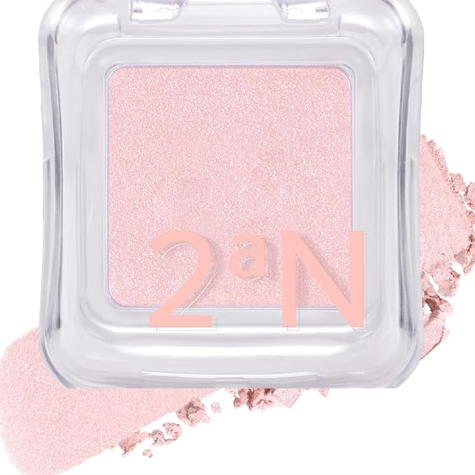 2aN Pure Glash Highlighter – Glass-Like Sheen Powder Highlighter for a Natural, Radiant Glow | Buildable, Long-Lasting, Lightweight Formula (CLEAR, 0.8oz)