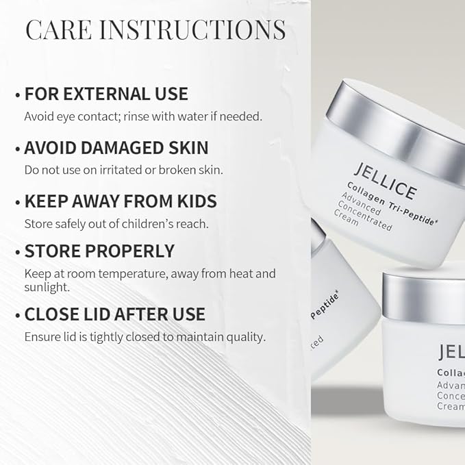 Advanced Concentrated Collagen Face Cream - Face Moisturizer for Women of All Skin Types with Collagen Tripeptides for Enhanced Hydration & Elasticity - Japanese Cosmetics - 1.01 oz