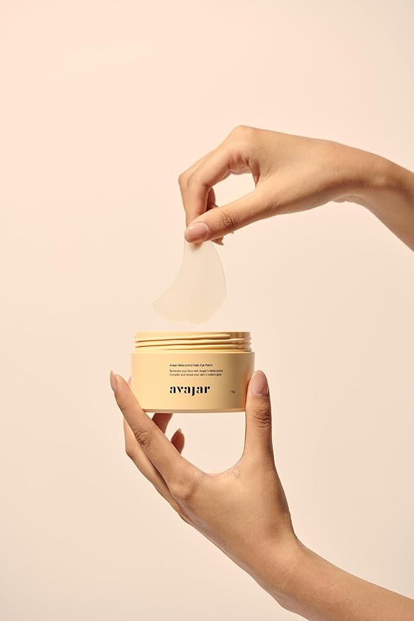 Avajar Melacontrol Daily Eye Patch | Korean Hydrogel Under Eye Mask for Puffy Eyes and Dark Circles | Anti-Wrinkle | Niacinamide, Hyaluronic Acid & Glutathione | 5P