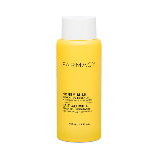 Farmacy Hydrating Essence - Hydrating Honey Milk Toner + Facial Essence to Soothe, Moisturize and Strengthen Skin Barrier - Preps Complexion for Skincare Products or Makeup Application (120ml)