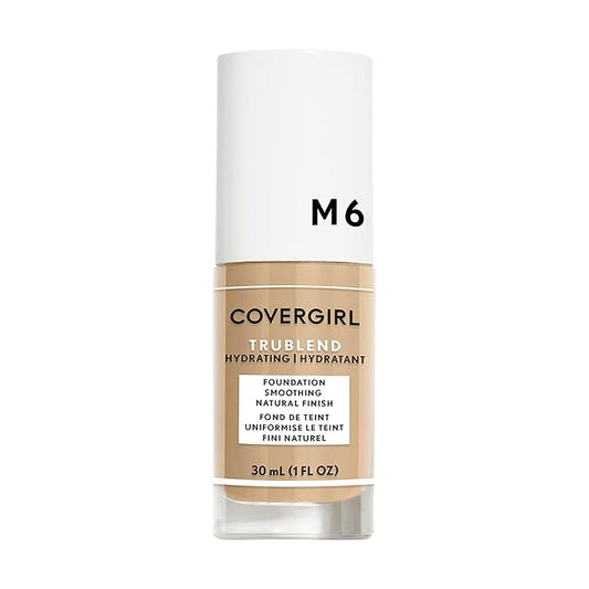 COVERGIRL truBlend Liquid Foundation Makeup Perfect Beige M6, 1 oz (packaging may vary)