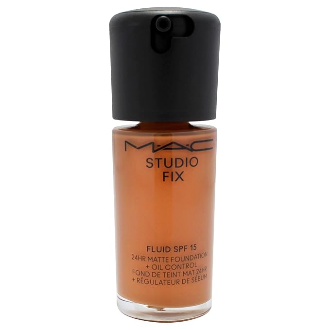 Studio Fix Fluid SPF 15 24Hr Matte Foundation Plus Oil Control - NW45 by MAC for Women - 1 oz Foundation