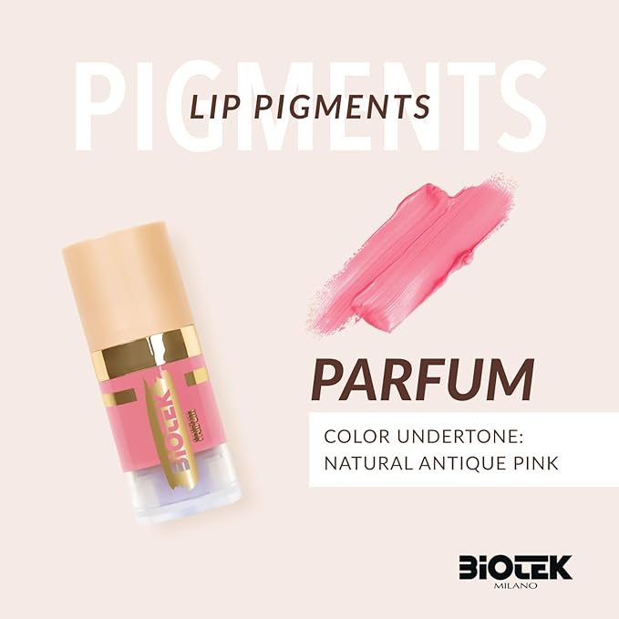 Biotek Lip Pigment for Permanent Makeup - Natural Antique Pink Lip Color - Made in Italy - Parfum 0,24 fl.oz.