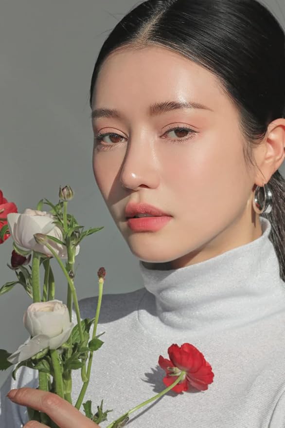 3CE BLUR WATER TINT(4.6g) soft lip with less smear with a blurry finish (#DOUBLE WIND) with sun cream(1ml*3ea)