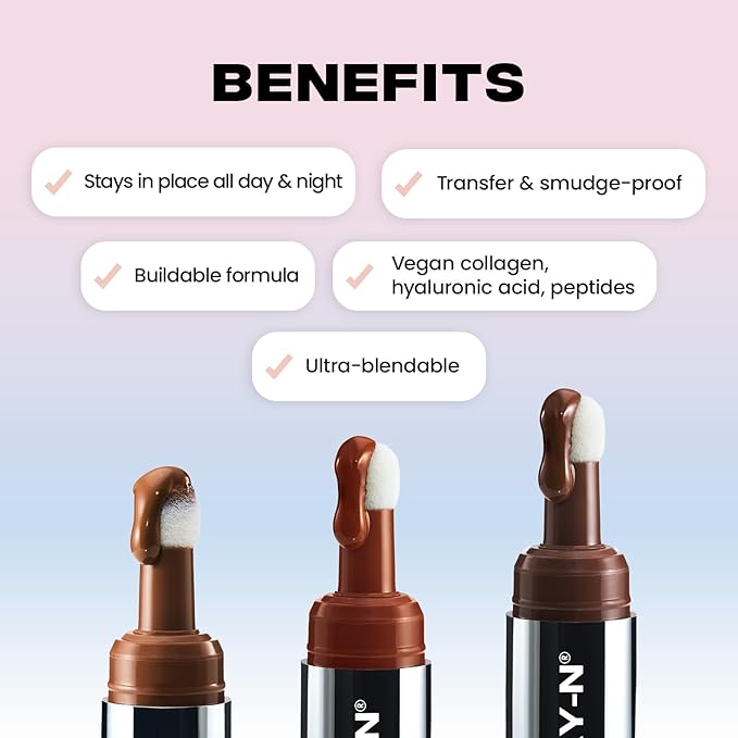Sacheu Liquid Contour STAY-N Long Wear Bronzer Cream Contour Makeup — Long Lasting, Blendable, & Lightweight Formula — Vegan & Cruelty-free, Giving Drama