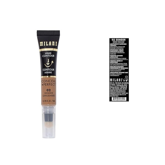 Milani Conceal + Perfect Liquid Contour for Added Definition, Face Lift Collection - Ginger