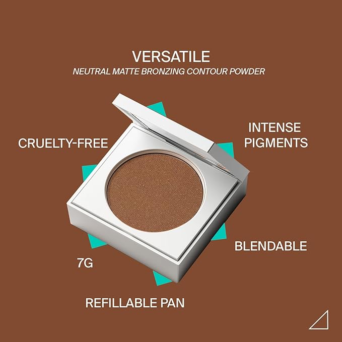 OFRA Versatile Bronzer - Matte Powder Bronzer - Warm Bronzing Powder - Add Warmth to Your Face or Contour Your Features - Refillable Pan - 7g