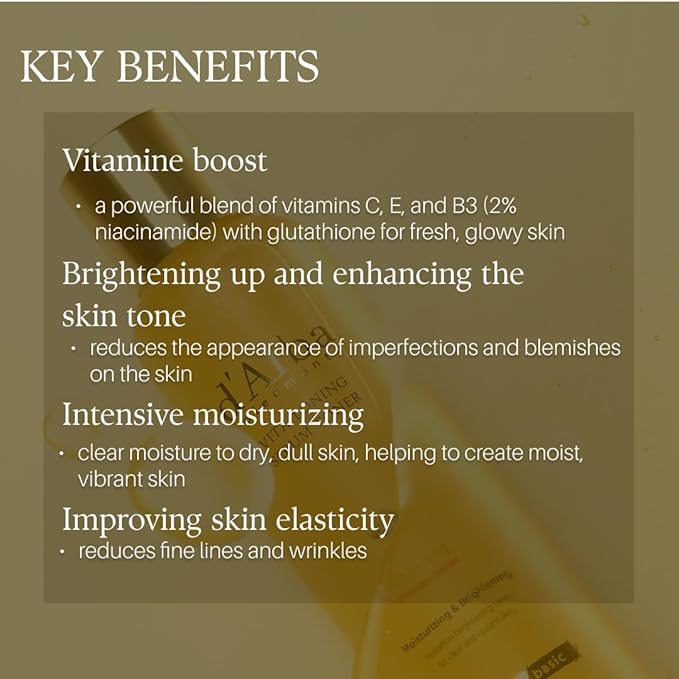 d'alba Piedmont White Truffle Vita Toning Serum Toner, Glass Skin with Double Vitamin Skincare, Face Moisturizer, (6.09 fl. oz)