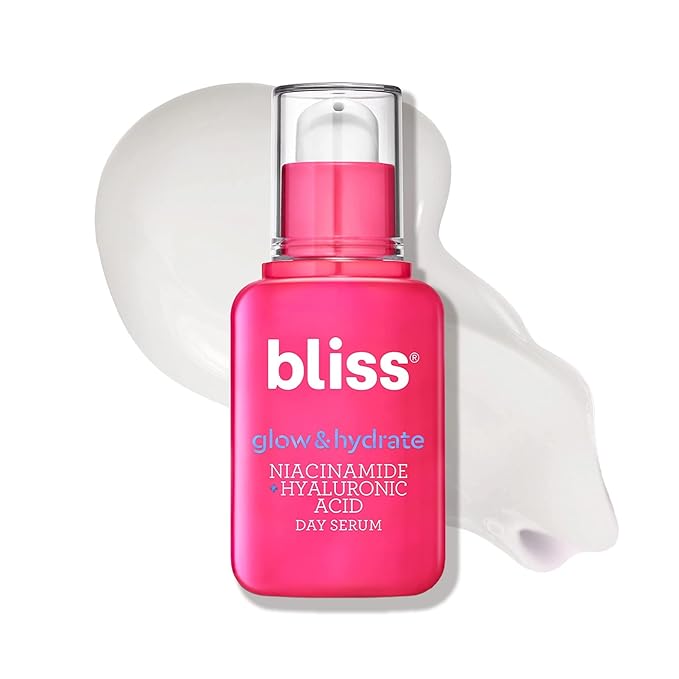Bliss Glow & Hydrate Niacinamide Serum | 5% Niacinamide + Hyaluronic Acid + Antioxidants | Clinically Balanced for Brighter, Smoother, Hydrated Skin |Clean, Vegan & Cruelty-Free | 1 Fl Oz