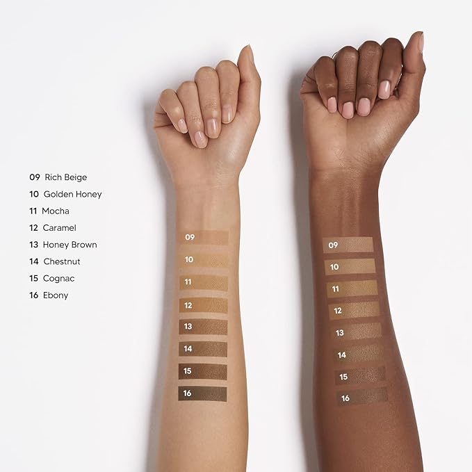 Ruby Kisses Face Powder Foundation, Pressed Compact Makeup Setting Powder, Full Coverage Matte Lightweight, Long-Lasting, Perfect Finishing Powder, Portable, Convenient, Sponge & Mirror (Rich Beige)