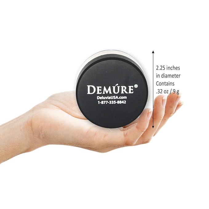 Demure Mineral Make Up, Medium Dark Mineral Foundation Makeup, Concealer Makeup, Natural Makeup Made with Pure Crushed Minerals, Loose Face Powder. Demure Mineral Makeup