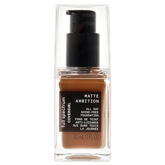 COVERGIRL Matte Ambition All Day Foundation, Deep Neutral 1, 1.01 Ounce