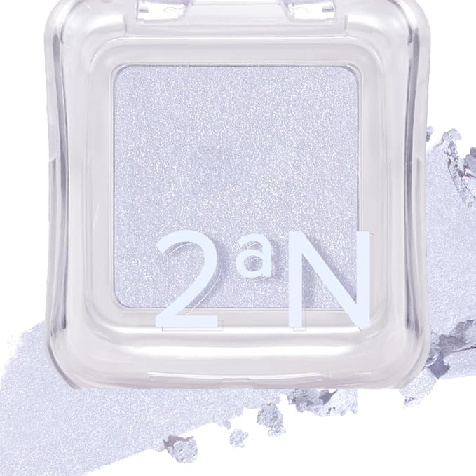 2aN Pure Glash Highlighter – Glass-Like Sheen Powder Highlighter for a Natural, Radiant Glow | Buildable, Long-Lasting, Lightweight Formula (WAVE, 0.8oz)