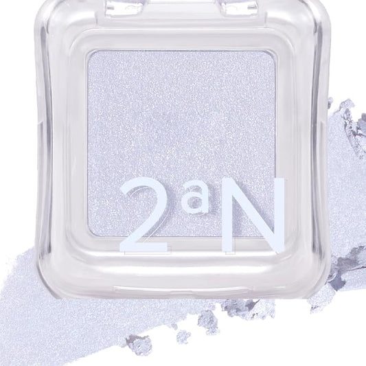 2aN Pure Glash Highlighter – Glass-Like Sheen Powder Highlighter for a Natural, Radiant Glow | Buildable, Long-Lasting, Lightweight Formula (WAVE, 0.8oz)
