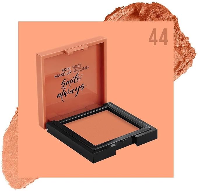 Cream Blush 44 |Light Peach | Fresh | Healthy & Natural Look | Ligh Weighted Formula | Sebum Control Richly Pigmented | Easily Blendable | Long Lasting | Semi Matte | 0.18 oz.