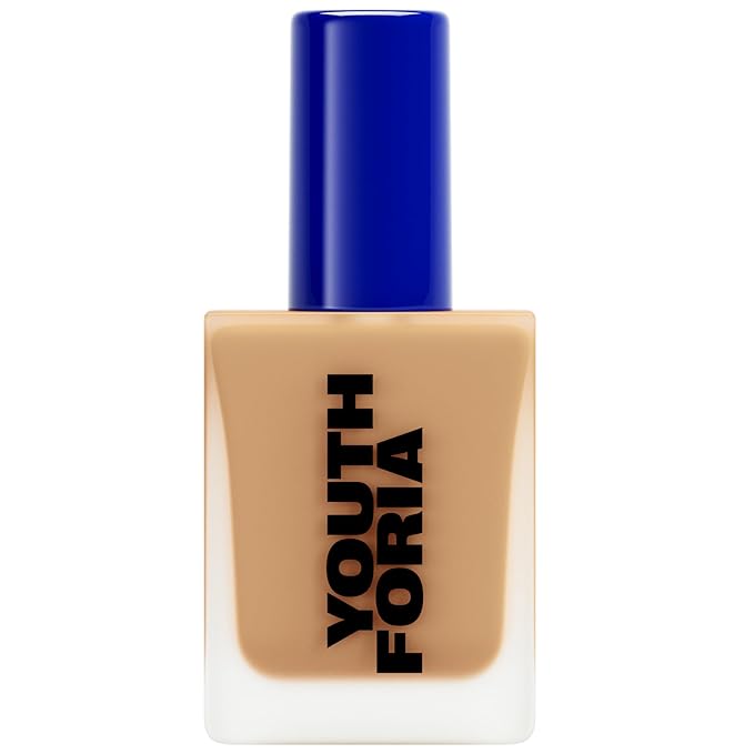 Youthforia Date Night Skin Tint Serum Foundation, Light-Medium Coverage, Hydrating Formula, Vegan & Cruelty-Free, 330 Medium - Neutral with Warm Undertones
