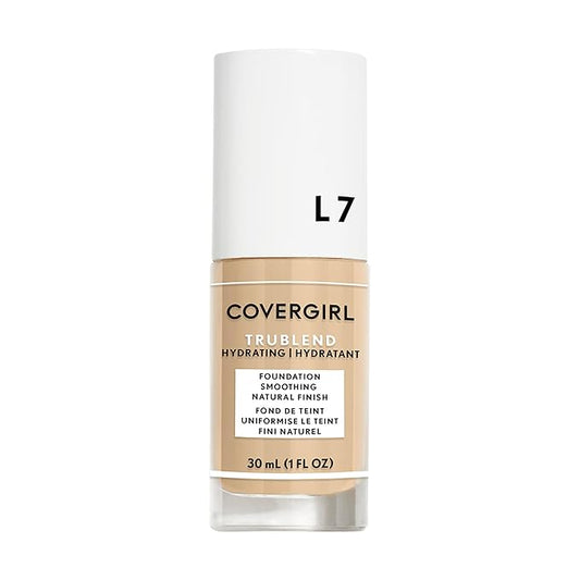 COVERGIRL, truBlend Liquid Foundation Makeup, Warm Beige, 1 oz, 1 Count (packaging may vary)